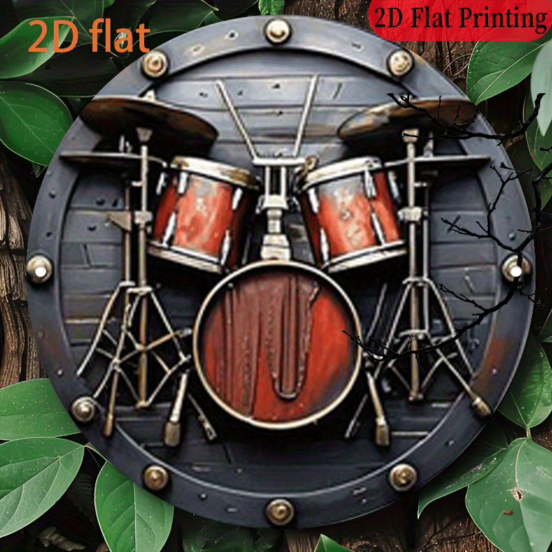 Panneau rond en aluminium 2D p - Vintage Collectible Plates avis et prix