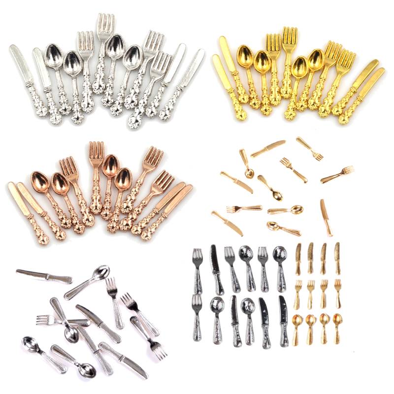 12 pièces 1:12 Mini Vintage ma - Vintage Collectible Spoons avis et prix